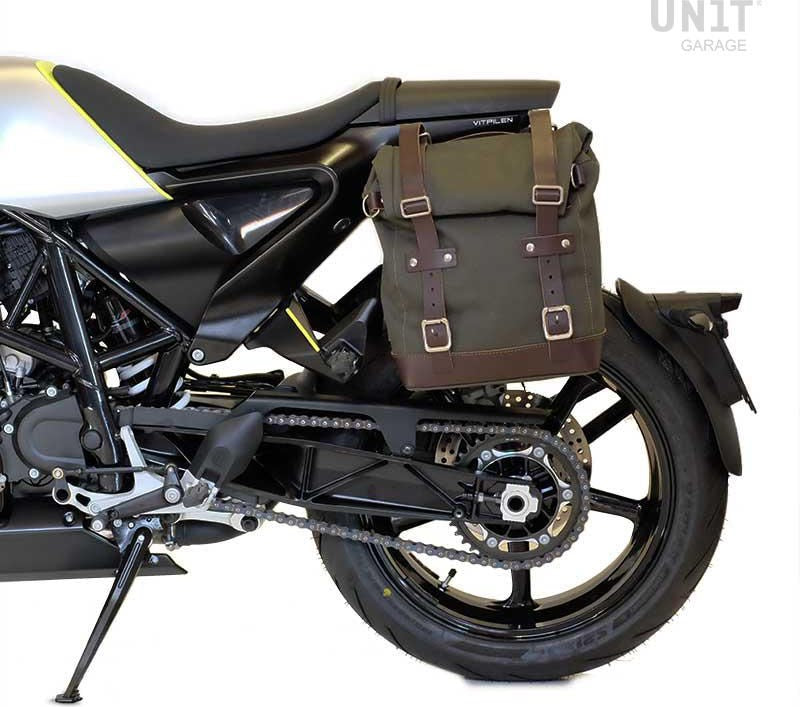 Unitgarage / ユニットガレージ Side Pannier Canvas + Subframe husqvarna vitpilen 701 | U001-3001