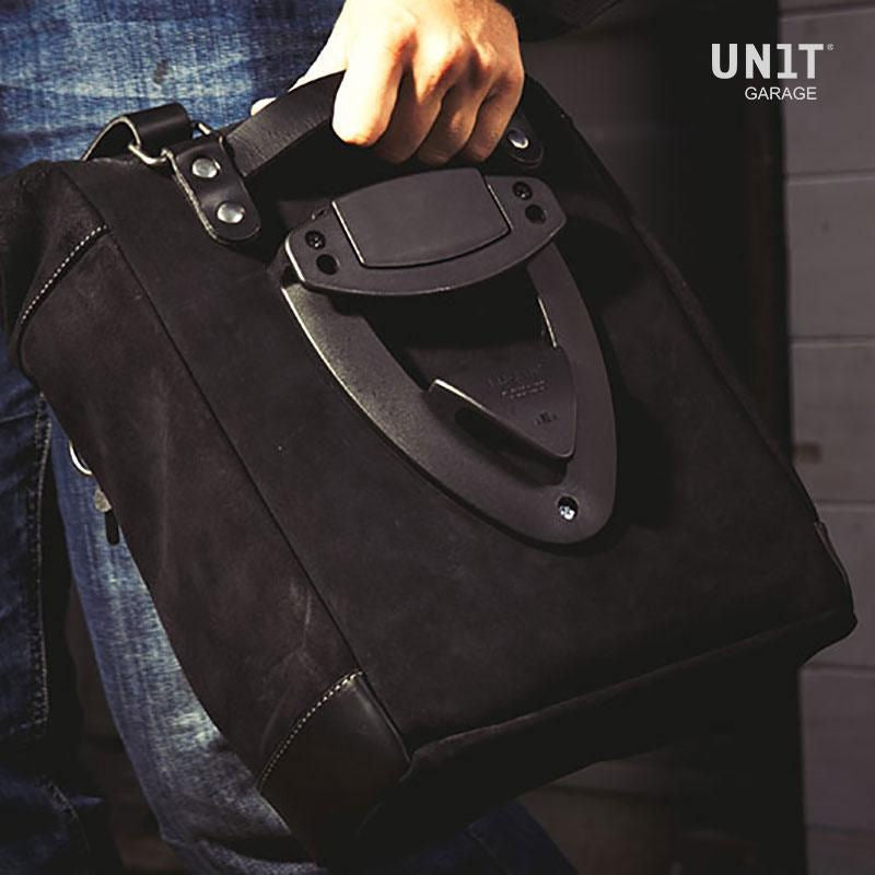 Unitgarage / ユニットガレージ Waxed Suede Side Pannier + Left Subframe Triumph Bonneville T100 (2001-2016) | U002-1005SX