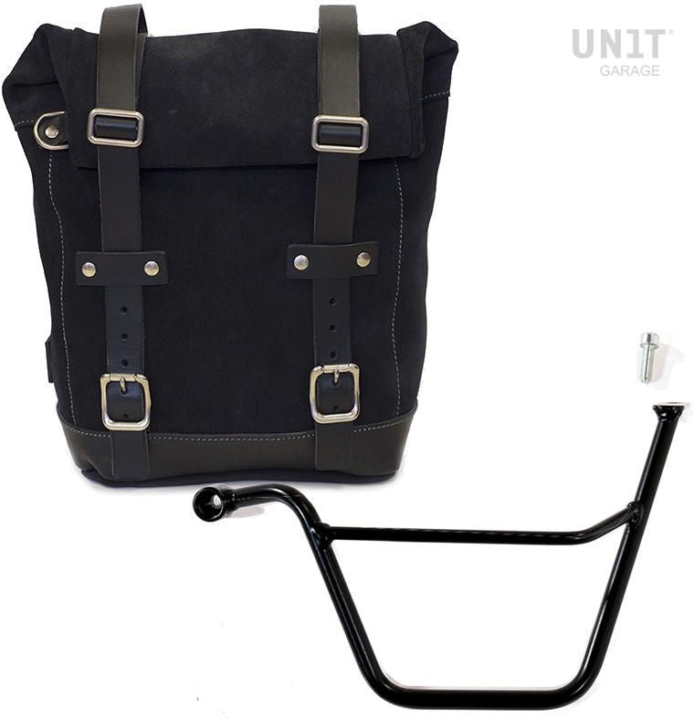Unitgarage / ユニットガレージ Waxed Suede Side Pannier + Left Subframe Triumph Bonneville T100 (2001-2016) | U002-1005SX