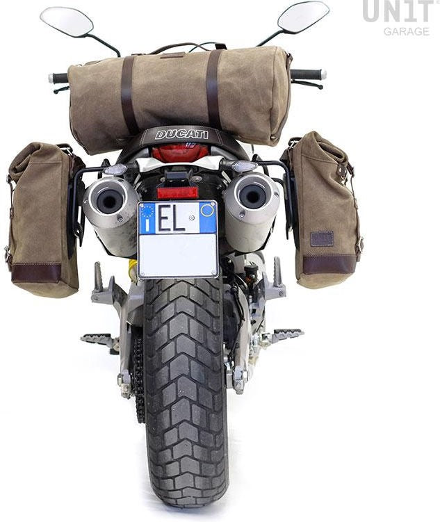 Unitgarage / ユニットガレージ Waxed Suede Side Pannier + Right Subframe Ducati Scrambler 1100 | U002-1010DX