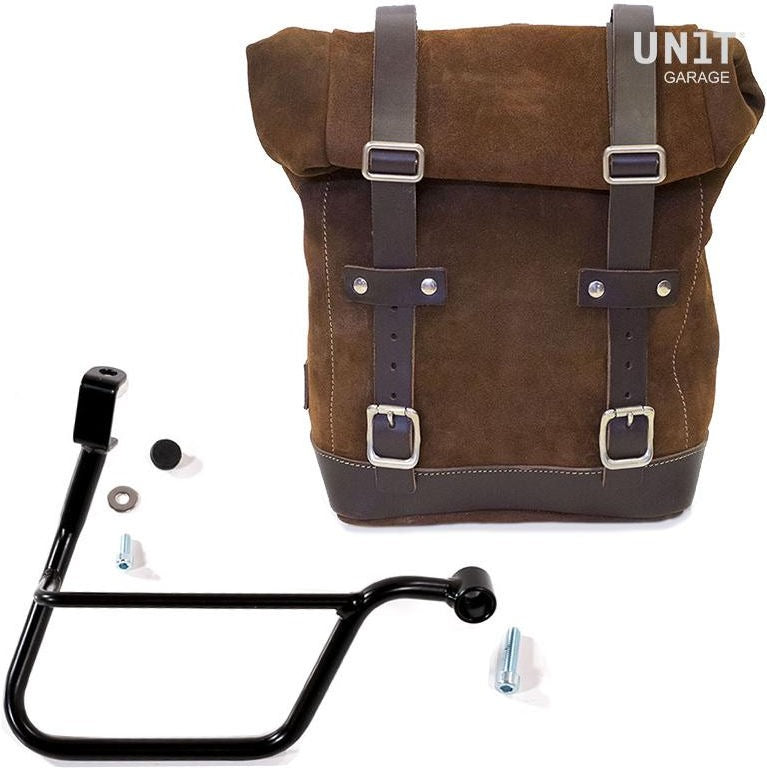 Unitgarage / ユニットガレージ Waxed Suede Side Pannier + Right Subframe Triumph T100 (2017 until now) | U002-1011DX