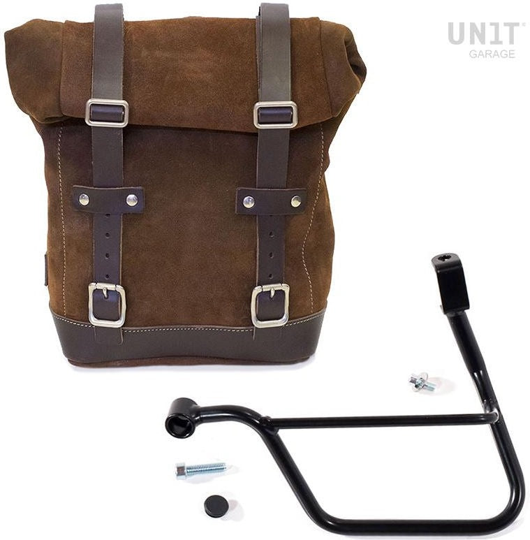 Unitgarage / ユニットガレージ Waxed Suede Side Pannier + Left Subframe Triumph T100 (2017 until now) | U002-1011SX