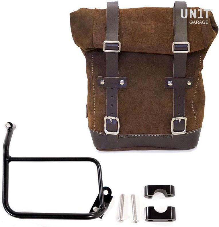 Unitgarage / ユニットガレージ Waxed Suede Side Pannier + Subframe R1200 GS | U002-1229