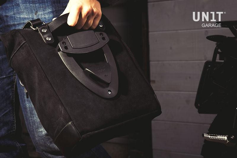 Unitgarage / ユニットガレージ Waxed suede Side Pannier + Left subframe Bmw GS 850/1100/1150 e AD | U002-1524SX