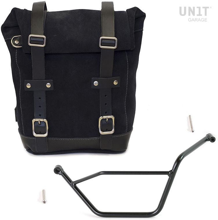 Unitgarage / ユニットガレージ Waxed suede Side Pannier + Left subframe Bmw GS 850/1100/1150 e AD | U002-1524SX