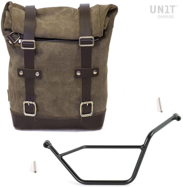 Unitgarage / ユニットガレージ Waxed suede Side Pannier + Left subframe Bmw GS 850/1100/1150 e AD | U002-1524SX