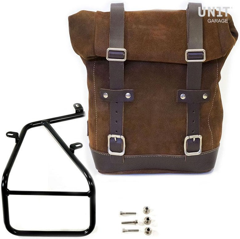 Unitgarage / ユニットガレージ Waxed Suede Side Pannier + Subframe NineT Series | U002-1620
