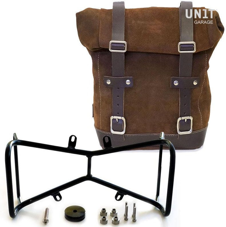 Unitgarage / ユニットガレージ Waxed suede Side Pannier + Symmetrical Double Subframe NineT | U002-1632-A2