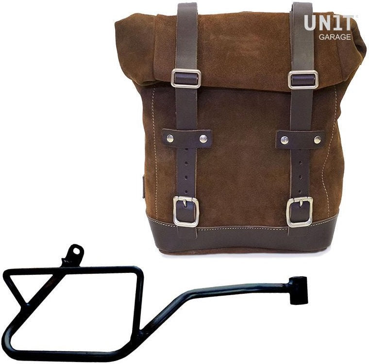 Unitgarage / ユニットガレージ Waxed Suede Side Pannier + Right Subframe Guzzi V7_850 | U002-2216DX