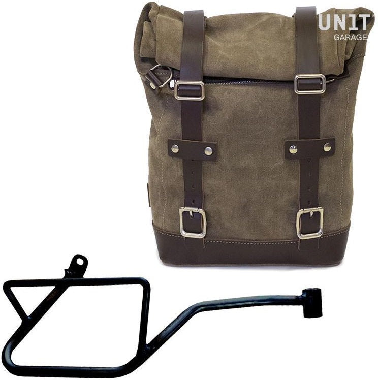 Unitgarage / ユニットガレージ Waxed Suede Side Pannier + Right Subframe Guzzi V7_850 | U002-2216DX