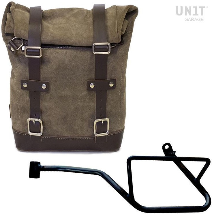 Unitgarage / ユニットガレージ Waxed Suede Side Pannier + Left Subframe Guzzi V7_850 | U002-2216SX
