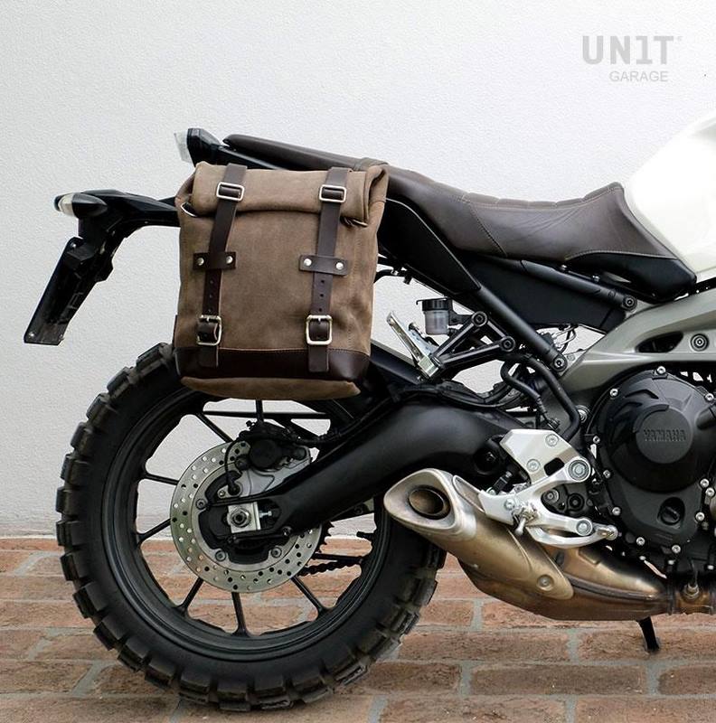 Unitgarage / ユニットガレージ Waxed Suede Side Pannier + Right Subframe Yamaha | U002-2504DX
