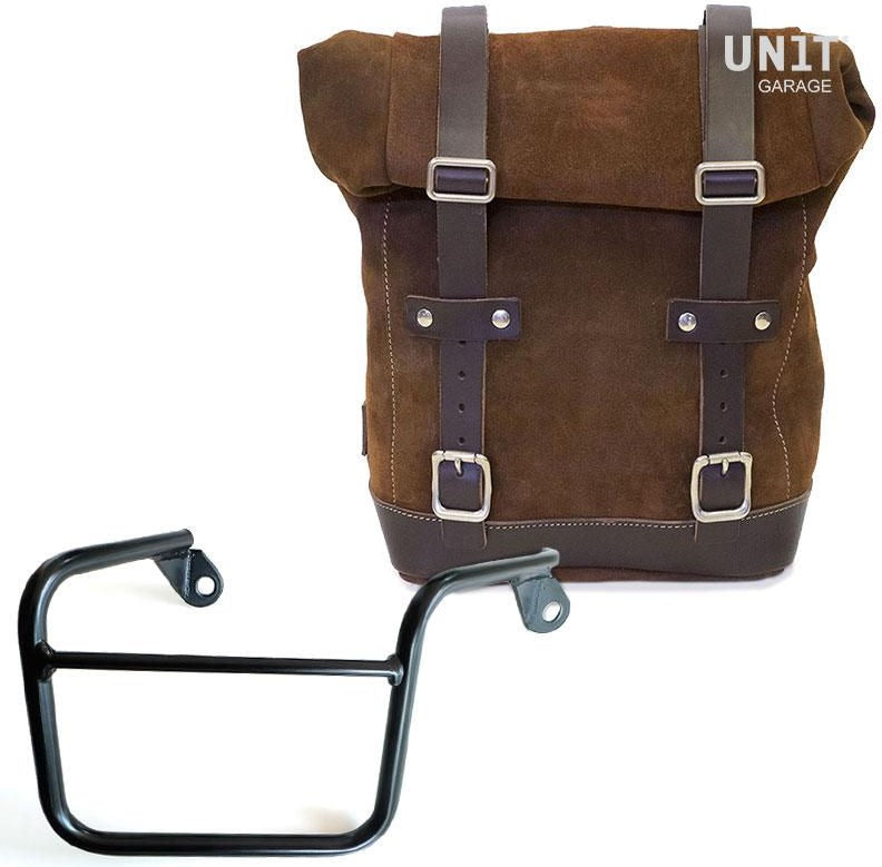 Unitgarage / ユニットガレージ Waxed Suede Side Pannier + Right Subframe Mash | U002-2600DX