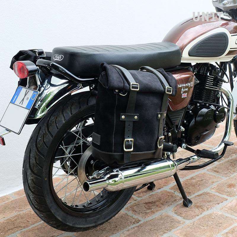 Unitgarage / ユニットガレージ Waxed Suede Side Pannier + Right Subframe Mash | U002-2600DX