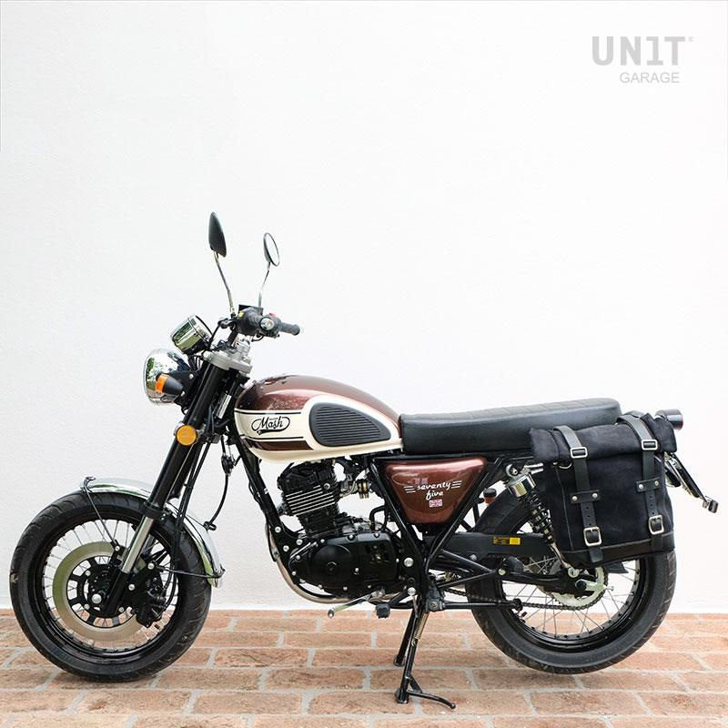 Unitgarage / ユニットガレージ Waxed Suede Side Pannier + Left Subframe Mash | U002-2600SX