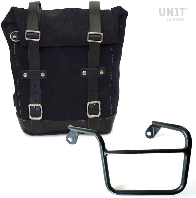 Unitgarage / ユニットガレージ Waxed Suede Side Pannier + Left Subframe Mash | U002-2600SX