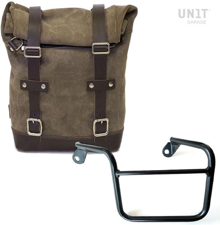Unitgarage / ユニットガレージ Waxed Suede Side Pannier + Left Subframe Mash | U002-2600SX