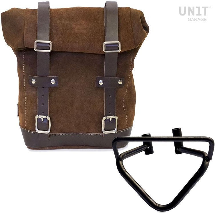 Unitgarage / ユニットガレージ Waxed Suede Side Pannier + Left Subframe husqvarna 401 (2020 until now) | U002-3003SX