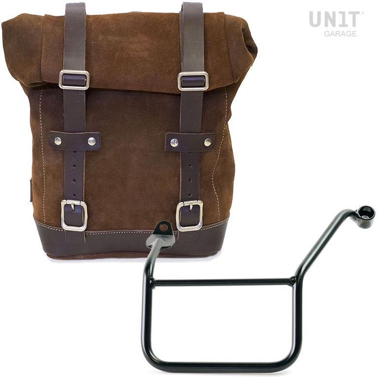 Unitgarage / ユニットガレージ Waxed Suede Side Pannier + Left Subframe Yamaha SX | U002-3208SX