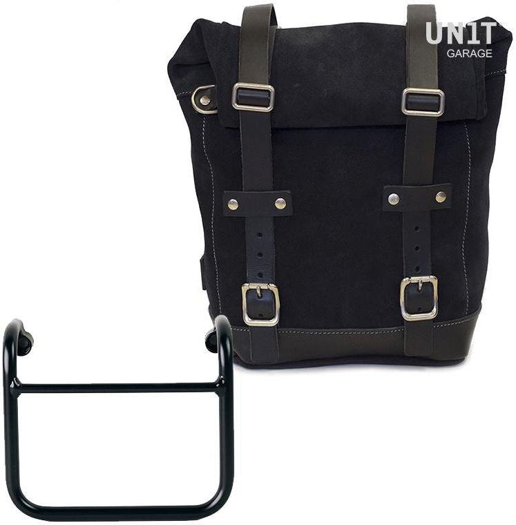 Unitgarage / ユニットガレージ Waxed suede Side Pannier + Subframe R18 for Straight pipe exhaust | U002-3400