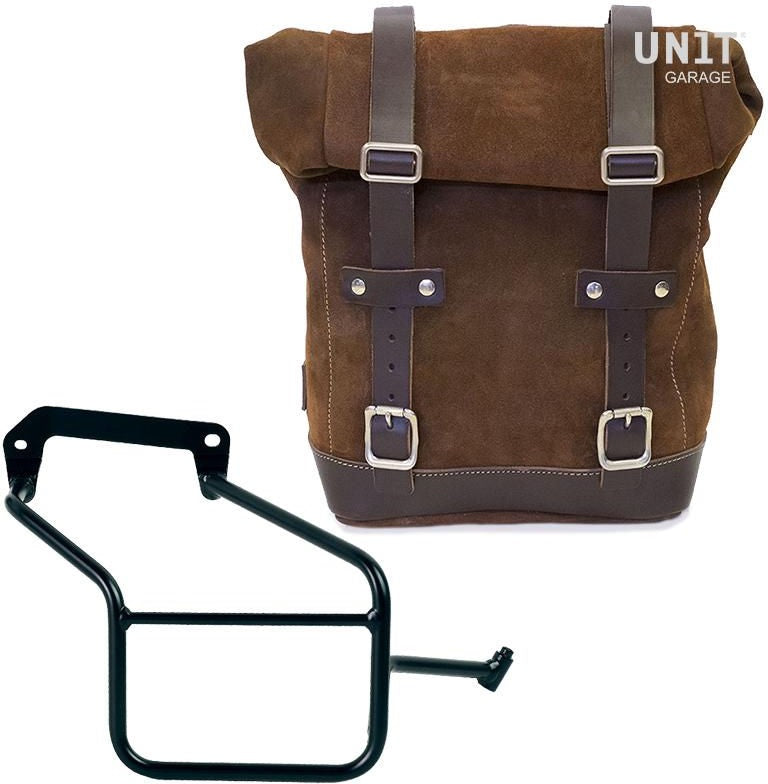Unitgarage / ユニットガレージ Waxed Suede Side Pannier + Right Subframe Aprilia Tuareg 660 | U002-3600DX