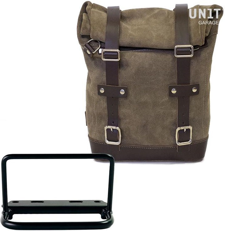 Unitgarage / ユニットガレージ Waxed Suede Side Pannier + subframe Royal Enfield | U002-3800