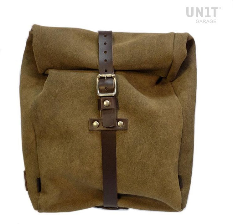Unitgarage / ユニットガレージ Gobi Waxed suede side pannier | U036