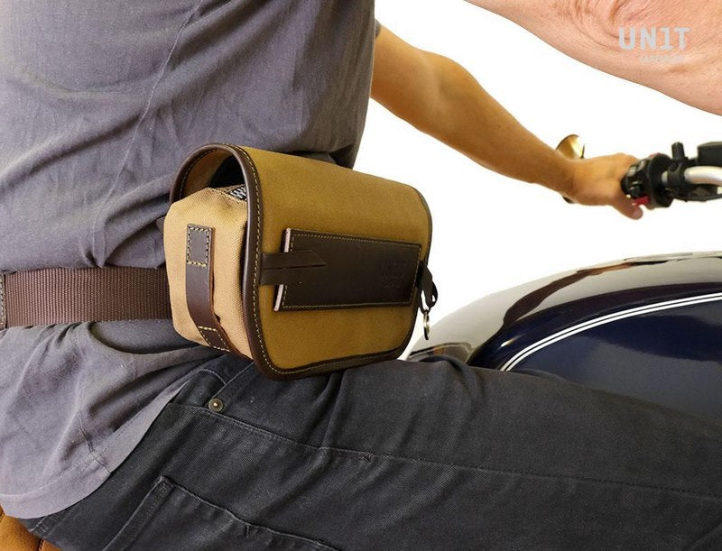 Unitgarage / ユニットガレージ Sahara Canvas handlebar bag | U037