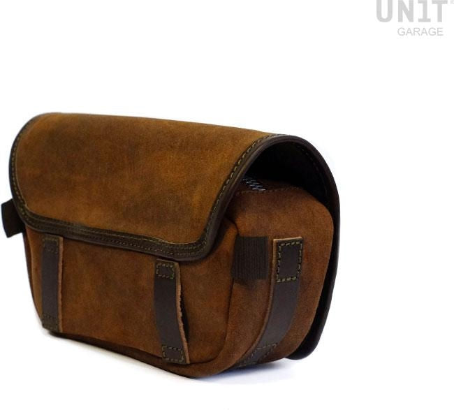 Unitgarage / ユニットガレージ Handlebar bag Sahara Split leather | U038