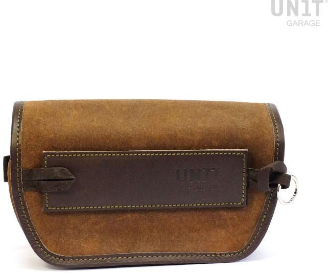 Unitgarage / ユニットガレージ Handlebar bag Sahara Split leather | U038