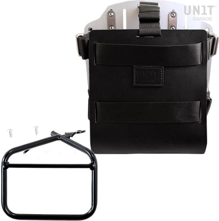 Unitgarage / ユニットガレージ Carrying system in aluminum with adjustable leather front  Quick Release System and frame | U085-U000-1007
