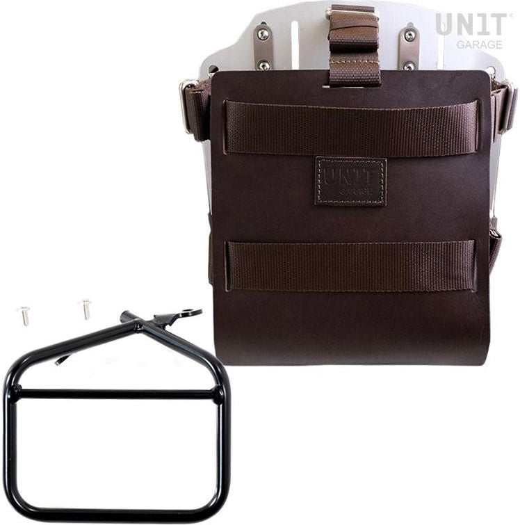 Unitgarage / ユニットガレージ Carrying system in aluminum with adjustable leather front  Quick Release System and frame | U085-U000-1007