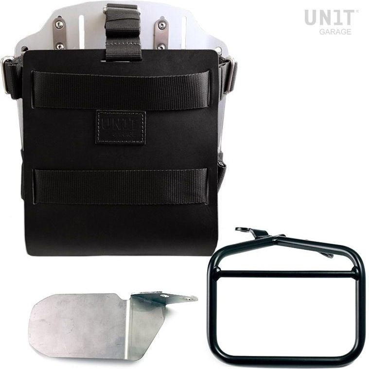 Unitgarage / ユニットガレージ Carrying system in aluminum with adjustable leather front  Quick Release System and right frame | U085-U000-1007DX