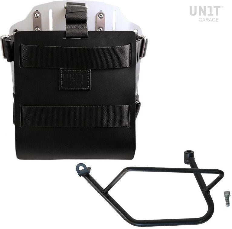 Unitgarage / ユニットガレージ Carrying system in aluminum with adjustable leather front  Quick Release System and frame | U085-U000-1021SX