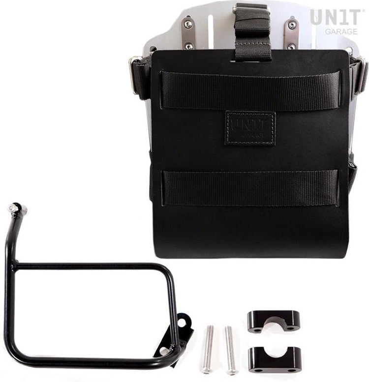 Unitgarage / ユニットガレージ Carrying system in aluminum with adjustable leather front  Quick Release System and frame | U085-U000-1229