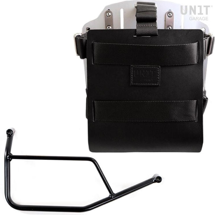 Unitgarage / ユニットガレージ Carrying system in aluminum with adjustable leather front  Quick Release System and frame | U085-U000-1421