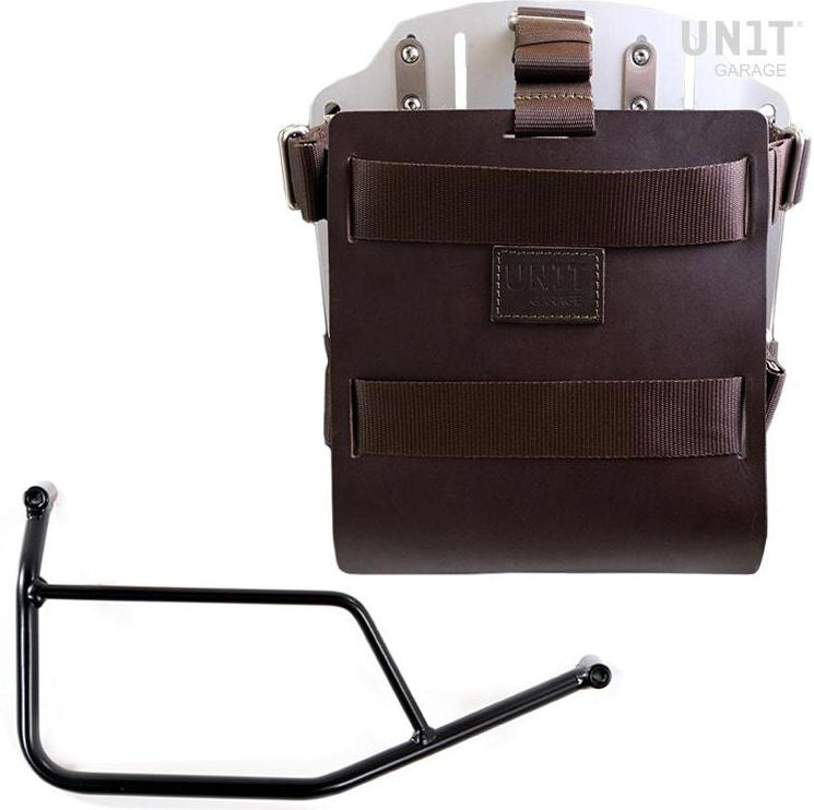 Unitgarage / ユニットガレージ Carrying system in aluminum with adjustable leather front  Quick Release System and frame | U085-U000-1421
