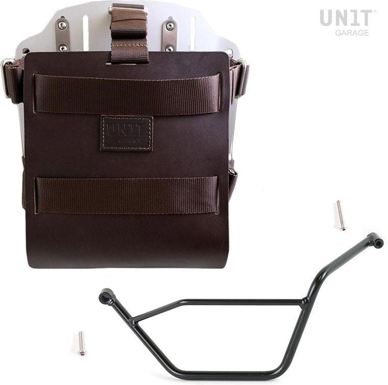 Unitgarage / ユニットガレージ Carrying system in aluminum with adjustable leather front  Quick Release System and frame | U085-U000-1524SX