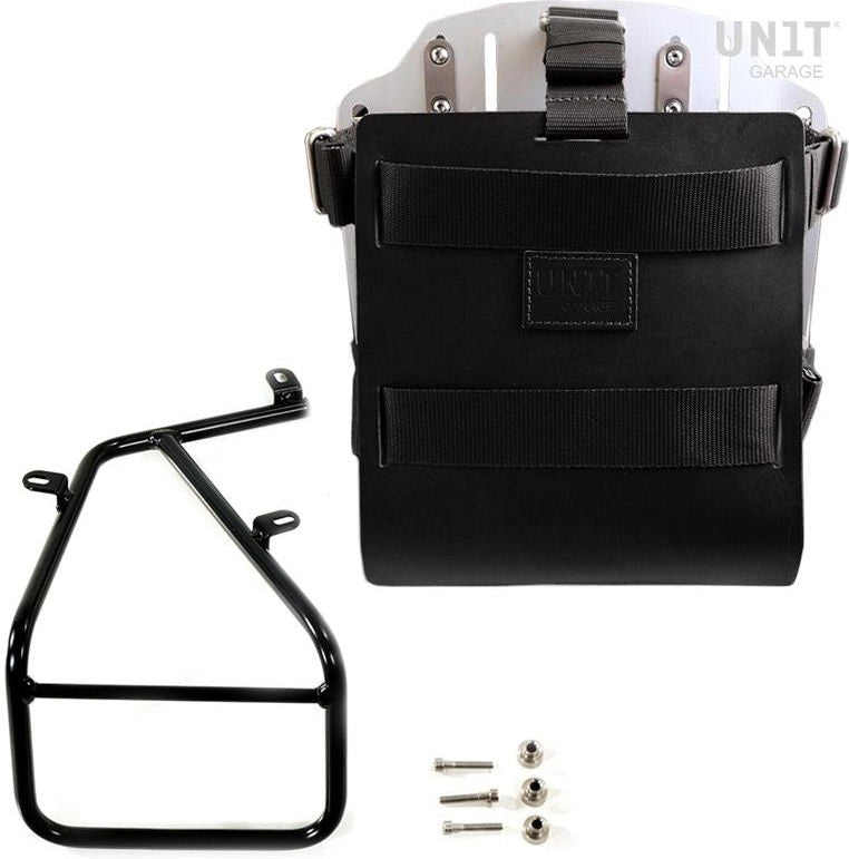 Unitgarage / ユニットガレージ Carrying system in aluminum with adjustable leather front  Quick Release System and frame | U085-U000-1620