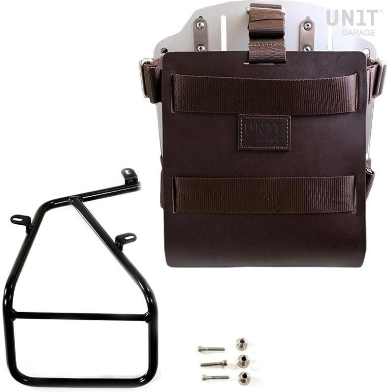 Unitgarage / ユニットガレージ Carrying system in aluminum with adjustable leather front  Quick Release System and frame | U085-U000-1620