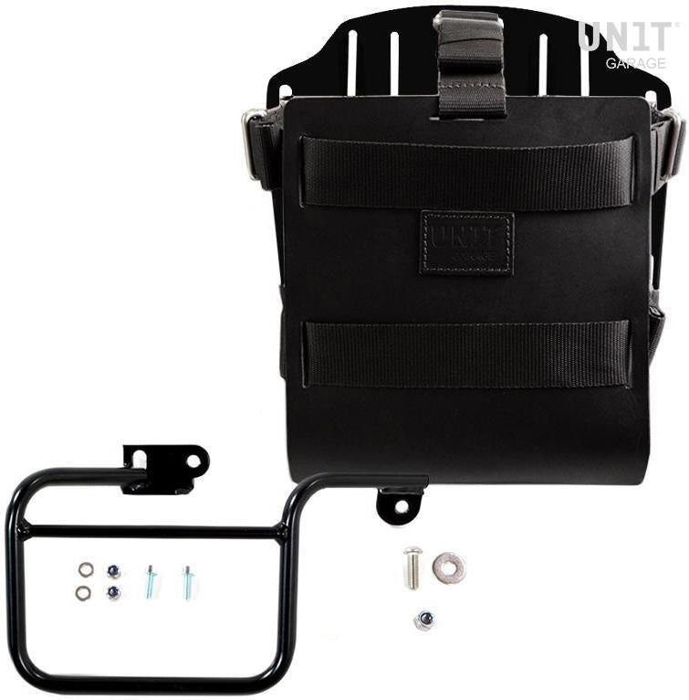 Unitgarage / ユニットガレージ Carrying system in aluminum with adjustable leather front  Quick Release System and frame (1983-1996) | U085-U000-1806
