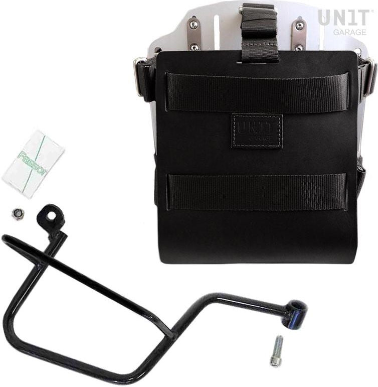 Unitgarage / ユニットガレージ Carrying system in aluminum with adjustable leather front  Quick Release System and frame | U085-U000-2213DX