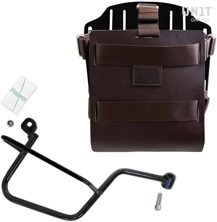 Unitgarage / ユニットガレージ Carrying system in aluminum with adjustable leather front  Quick Release System and frame | U085-U000-2213DX