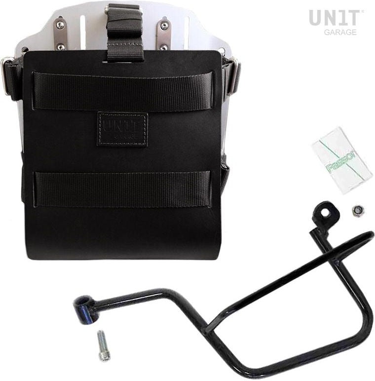 Unitgarage / ユニットガレージ Carrying system in aluminum with adjustable leather front  Quick Release System and frame | U085-U000-2213SX