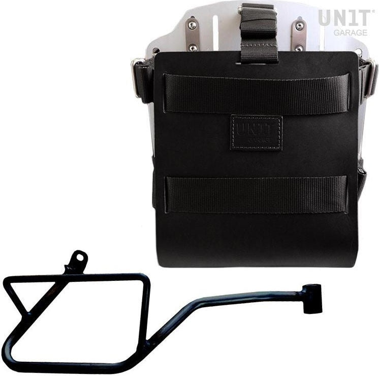 Unitgarage / ユニットガレージ Carrying system in aluminum with adjustable leather front  Quick Release System and frame | U085-U000-2216DX