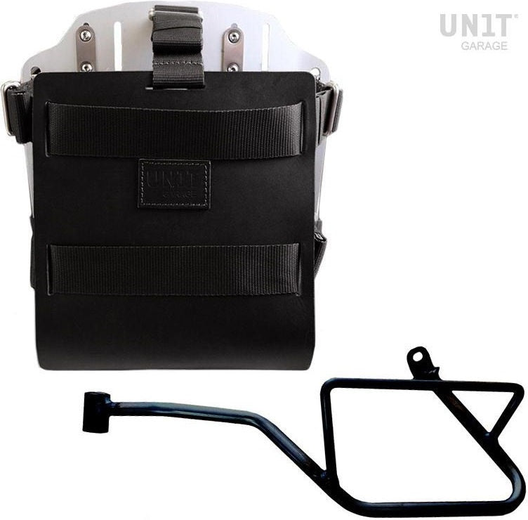 Unitgarage / ユニットガレージ Carrying system in aluminum with adjustable leather front  Quick Release System and frame | U085-U000-2216SX