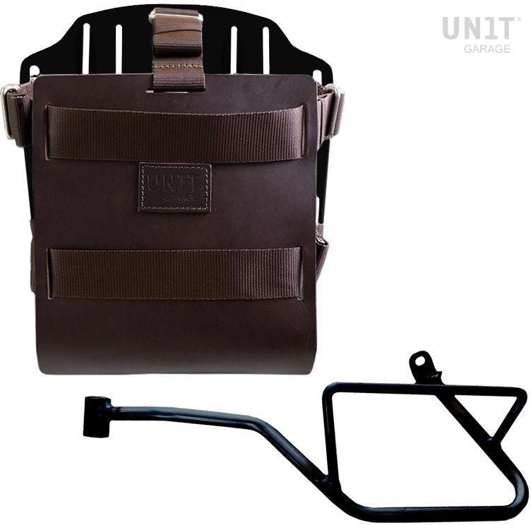 Unitgarage / ユニットガレージ Carrying system in aluminum with adjustable leather front  Quick Release System and frame | U085-U000-2216SX