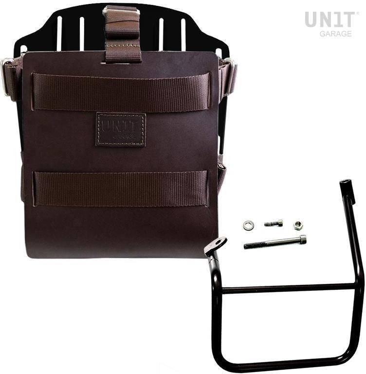 Unitgarage / ユニットガレージ Carrying system in aluminum with adjustable leather front  Quick Release System and frame | U085-U000-2253SX
