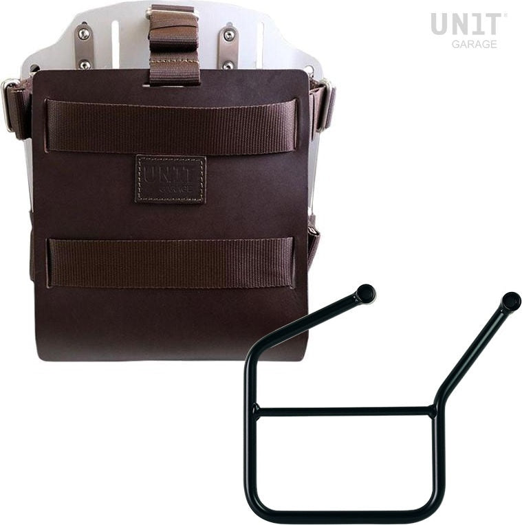 Unitgarage / ユニットガレージ Carrying system in aluminum with adjustable leather front  Quick Release System and frame | U085-U000-3007SX