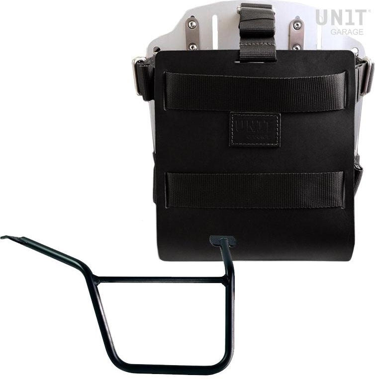 Unitgarage / ユニットガレージ Carrying system in aluminum with adjustable leather front  Quick Release System and frame Pan America 1250 | U085-U000-3304DX
